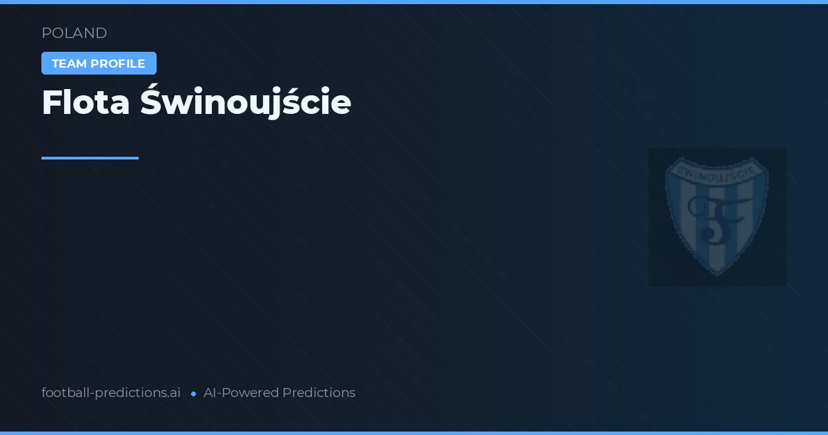 Flota Świnoujście voorspellingen & statistieken