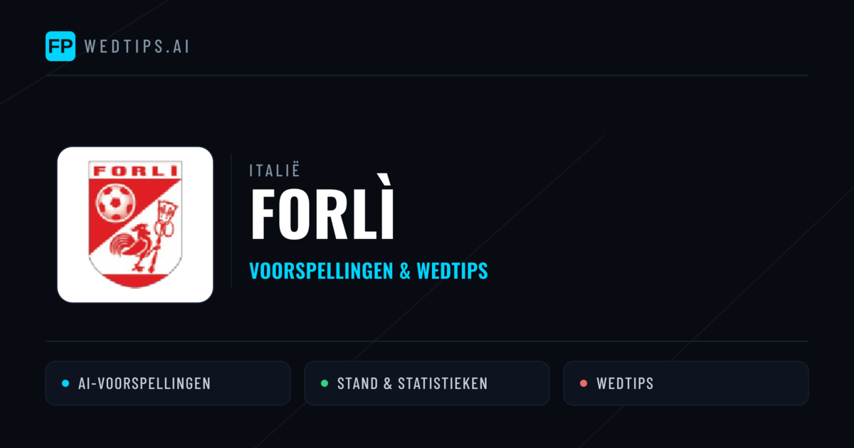 Forlì voorspellingen & statistieken