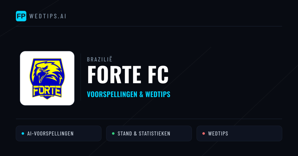 Forte FC voorspellingen & statistieken