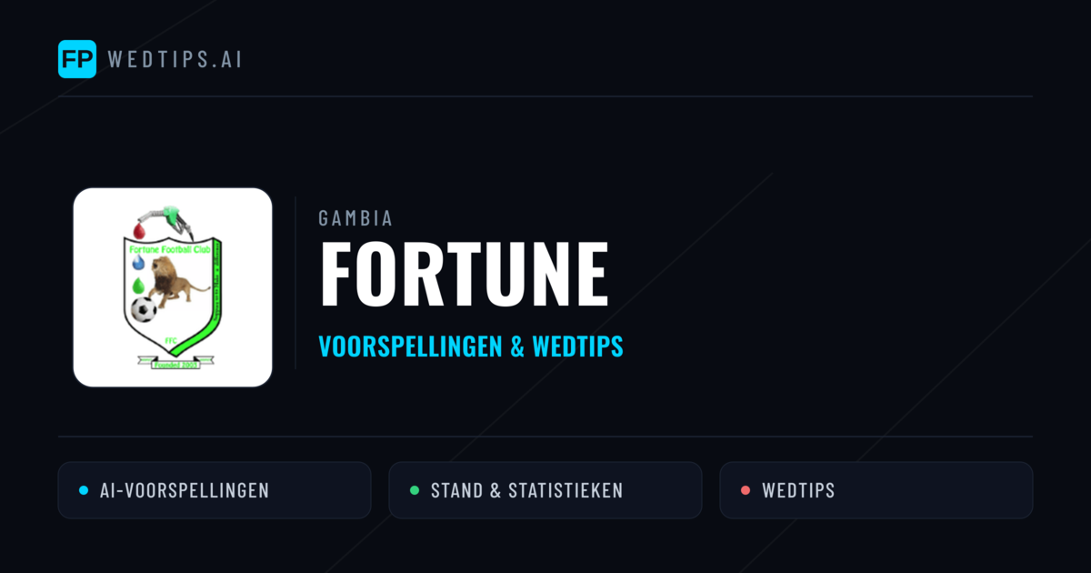 Fortune voorspellingen & statistieken