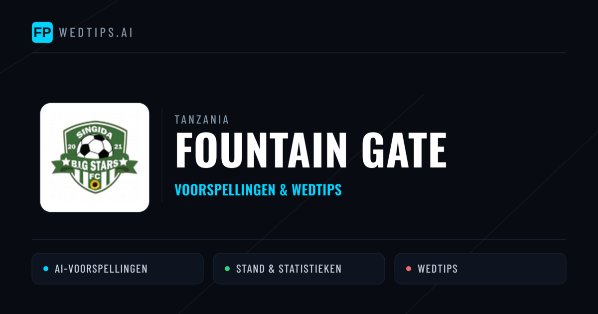 Fountain Gate voorspellingen & statistieken