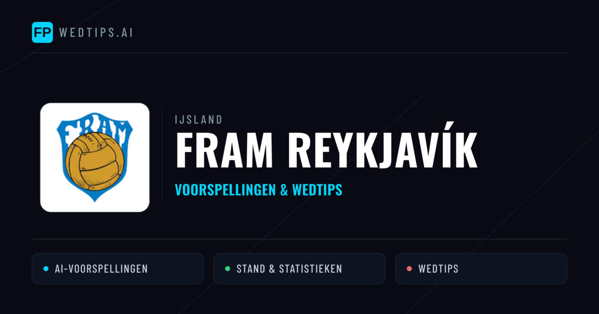 Fram Reykjavík voorspellingen & statistieken