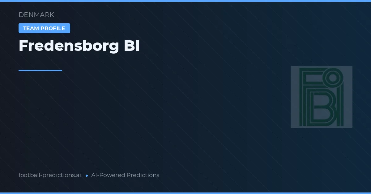 Fredensborg BI voorspellingen & statistieken