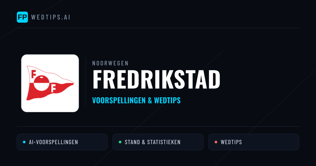 Fredrikstad voorspellingen & statistieken