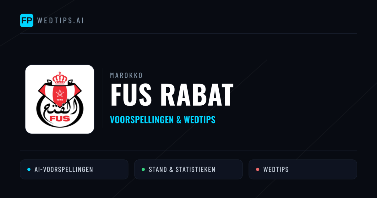 FUS Rabat voorspellingen & statistieken