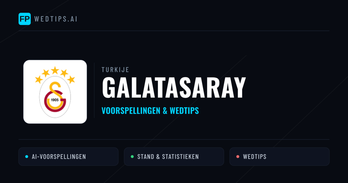 Galatasaray voorspellingen & statistieken