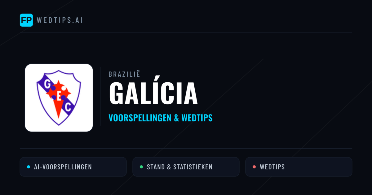 Galícia voorspellingen & statistieken