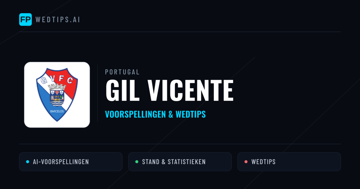 GIL Vicente voorspellingen & statistieken
