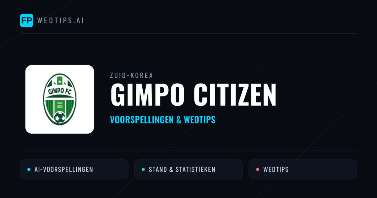 Gimpo Citizen voorspellingen & statistieken