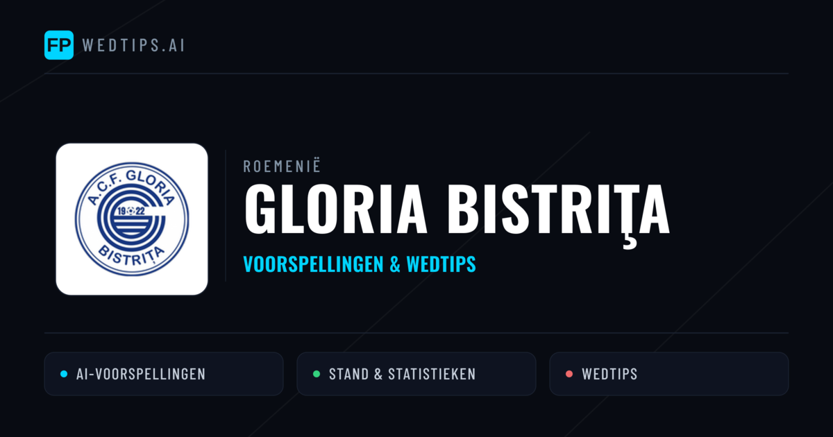 Gloria Bistriţa voorspellingen & statistieken