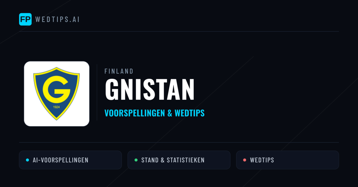 Gnistan voorspellingen & statistieken