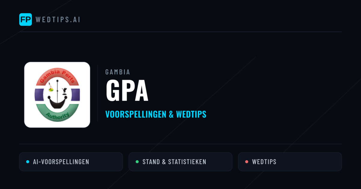 GPA voorspellingen & statistieken
