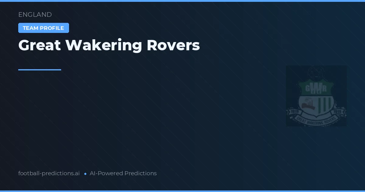 Great Wakering Rovers voorspellingen & statistieken