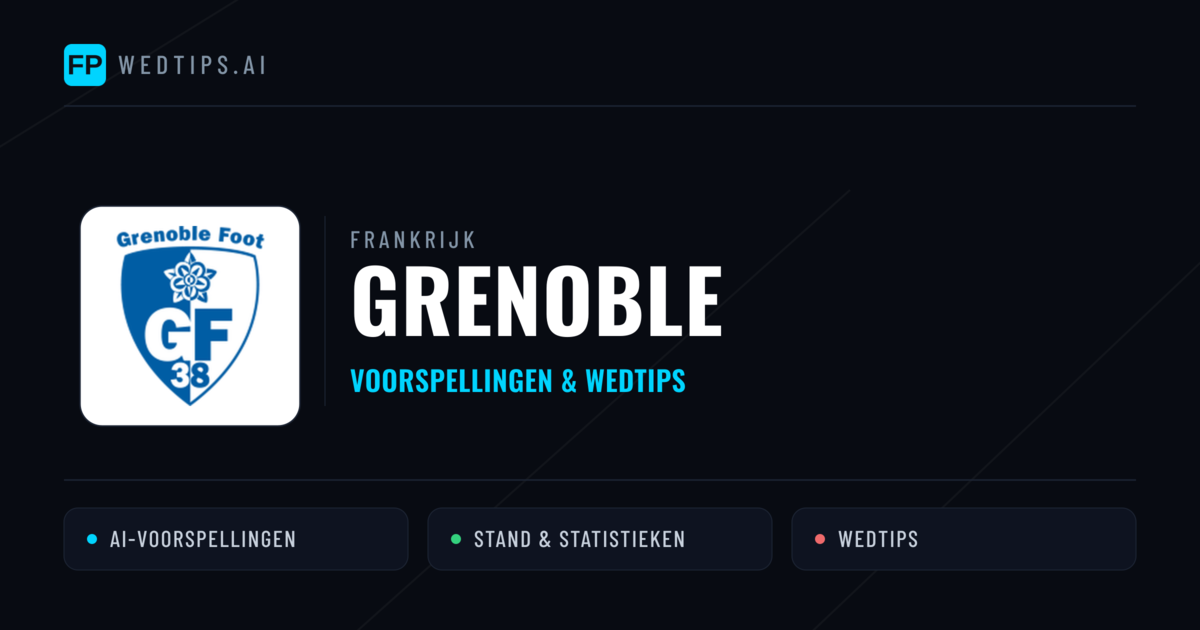 Grenoble voorspellingen & statistieken