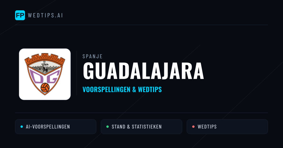 Guadalajara voorspellingen & statistieken