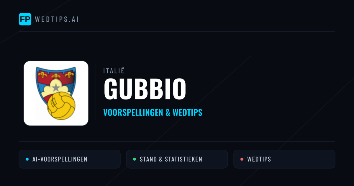 Gubbio voorspellingen & statistieken