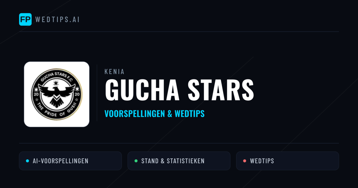 Gucha Stars voorspellingen & statistieken