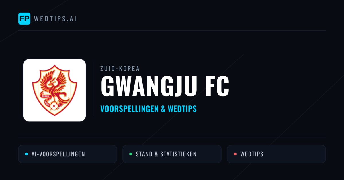 Gwangju FC voorspellingen & statistieken