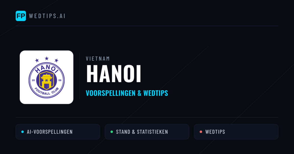 Hanoi voorspellingen & statistieken