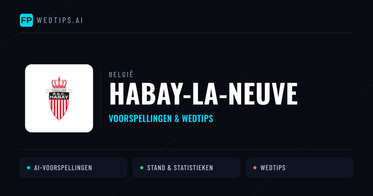 Habay-la-Neuve voorspellingen & statistieken