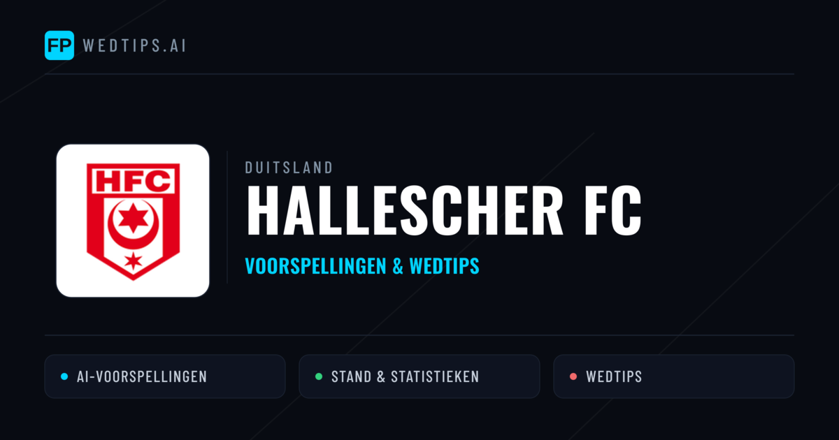 Hallescher FC voorspellingen & statistieken