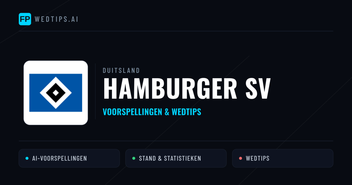 Hamburger SV voorspellingen & statistieken