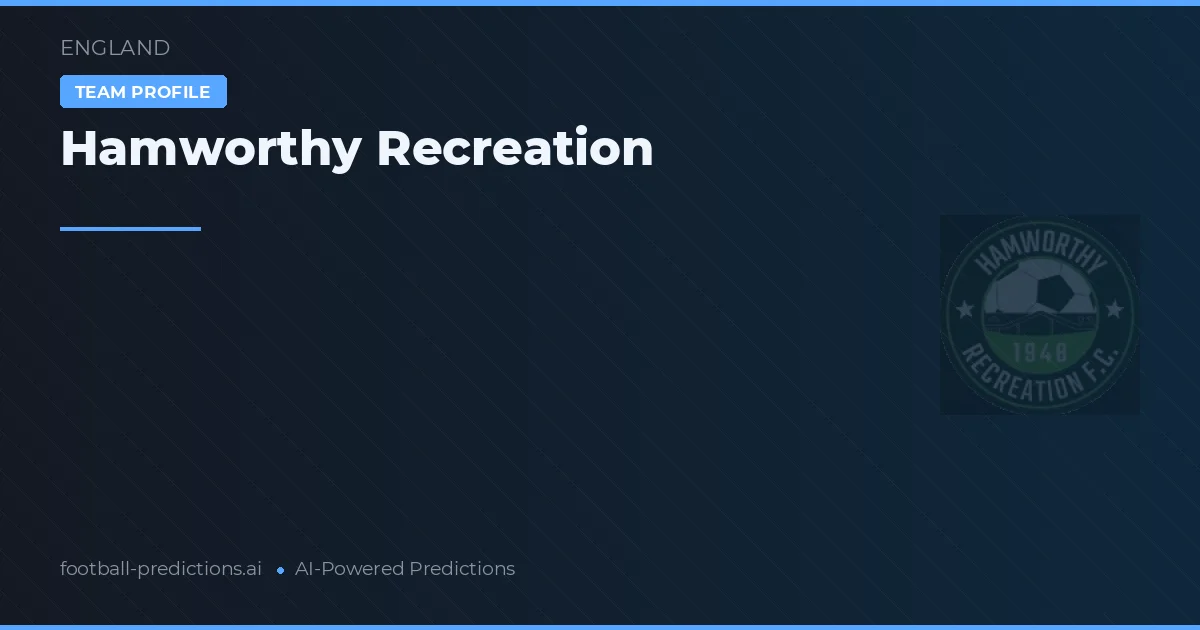 Hamworthy Recreation voorspellingen & statistieken