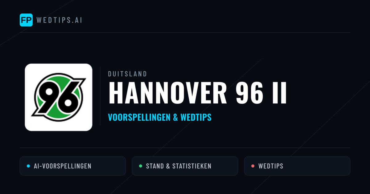 Hannover 96 II voorspellingen & statistieken
