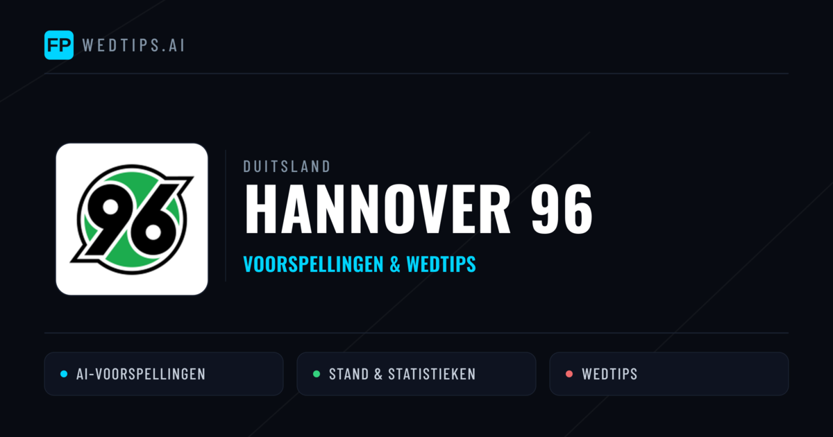 Hannover 96 voorspellingen & statistieken