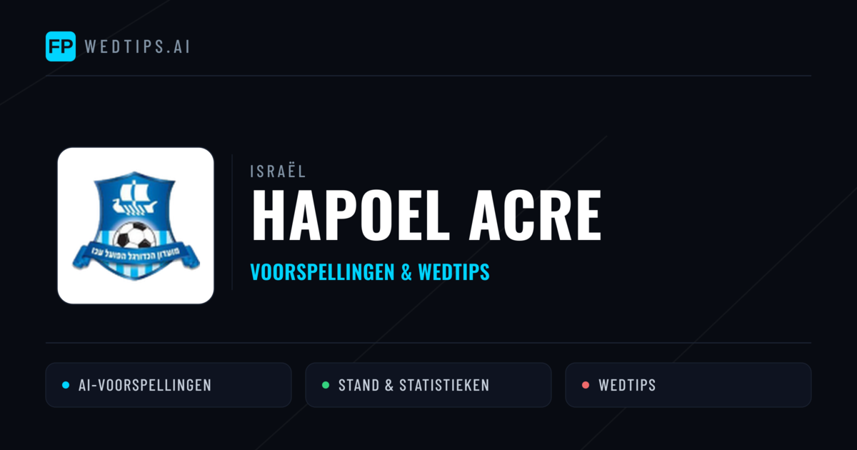 Hapoel Acre voorspellingen & statistieken