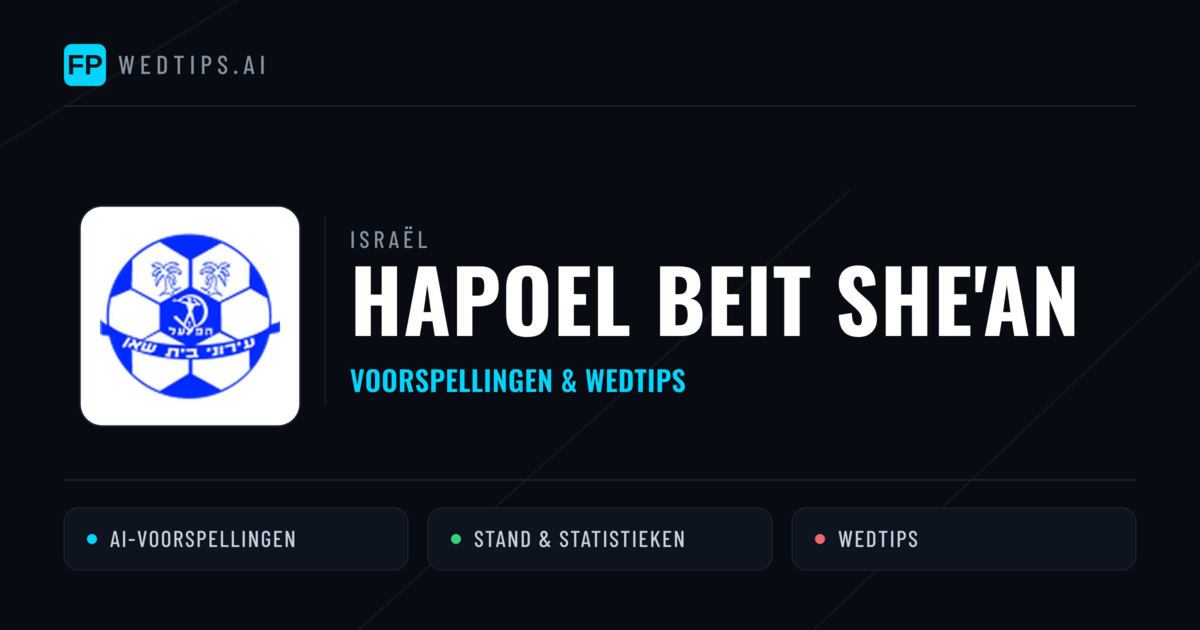 Hapoel Beit She'an voorspellingen & statistieken