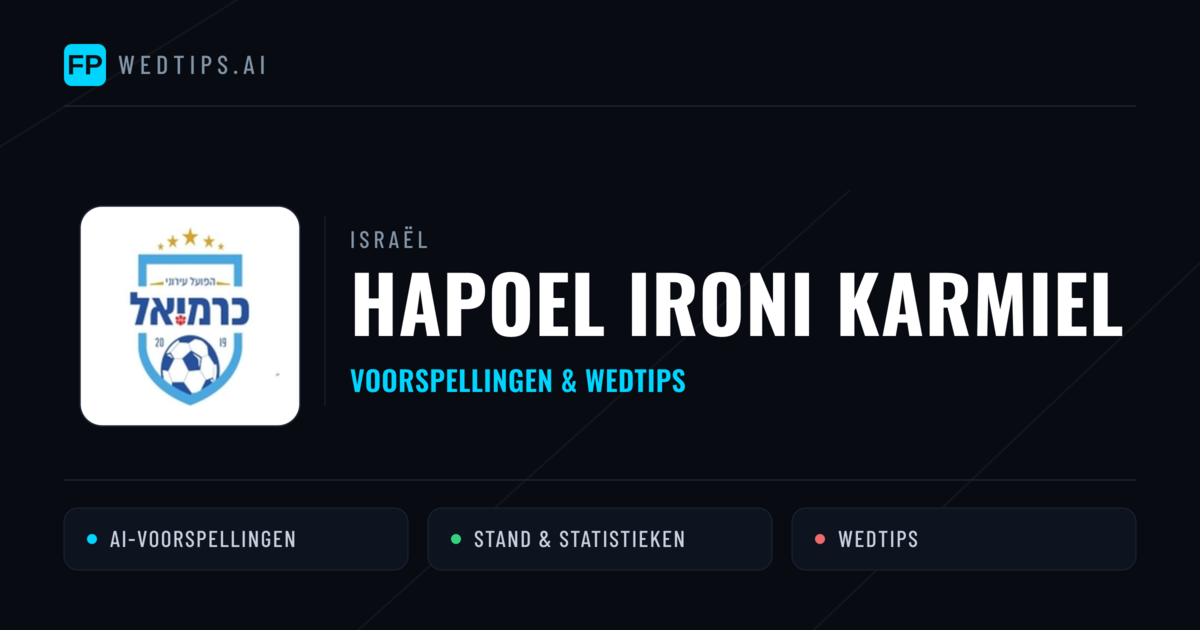 Hapoel Ironi Karmiel voorspellingen & statistieken