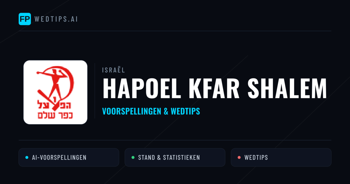 Hapoel Kfar Shalem voorspellingen & statistieken