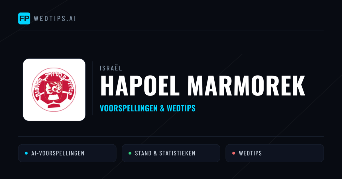Hapoel Marmorek voorspellingen & statistieken