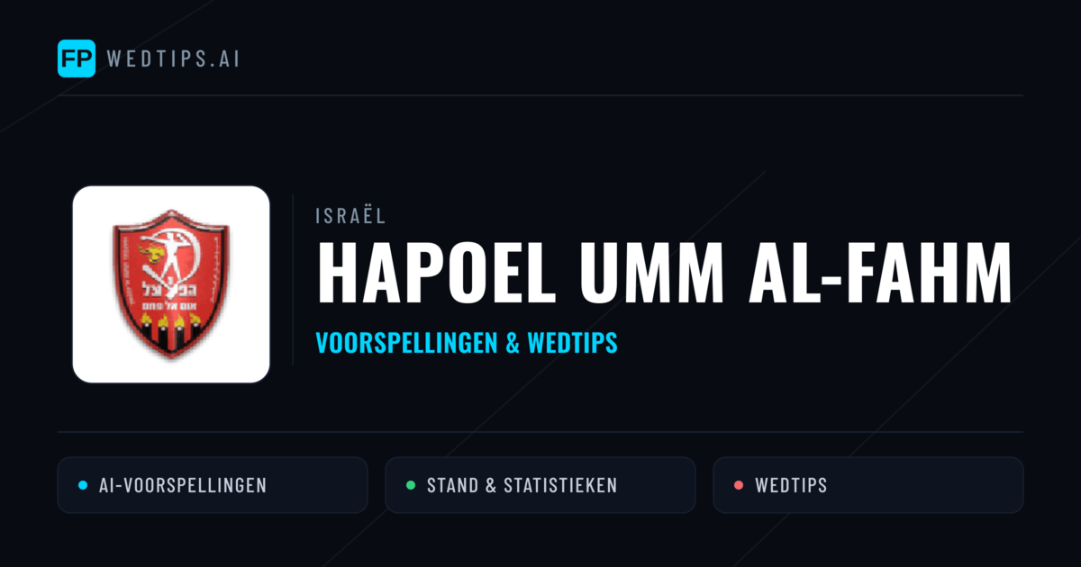 Hapoel Umm al-Fahm voorspellingen & statistieken