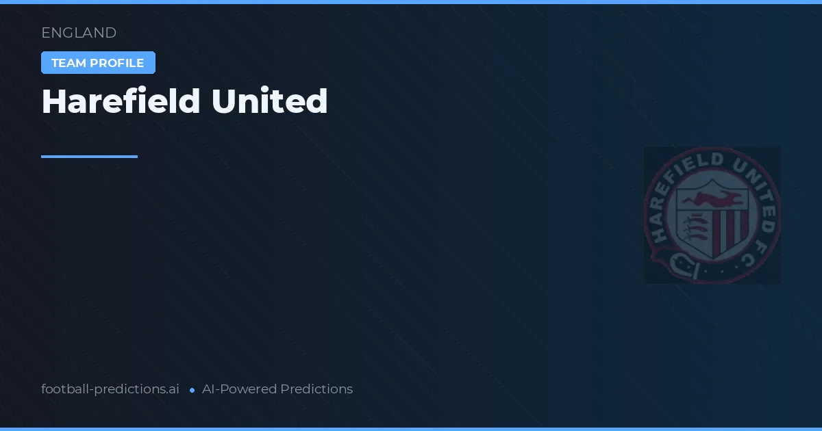 Harefield United voorspellingen & statistieken