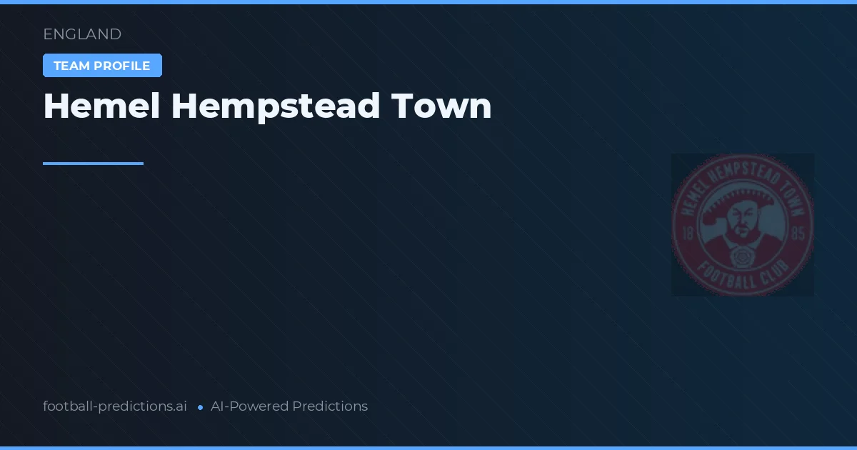 Hemel Hempstead Town voorspellingen & statistieken