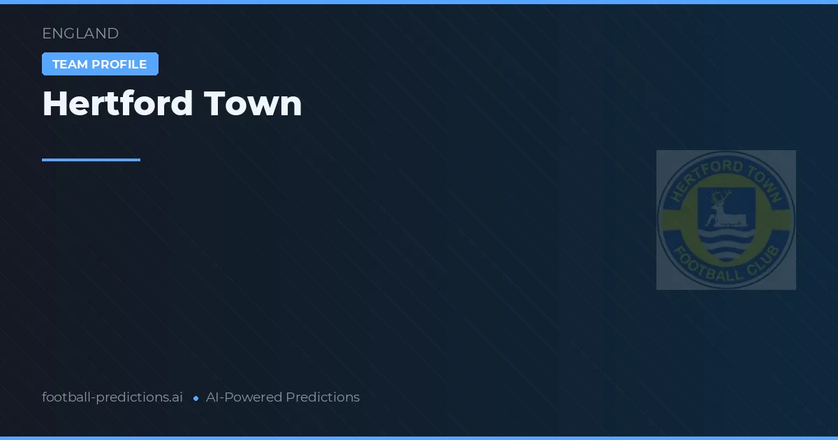 Hertford Town voorspellingen & statistieken
