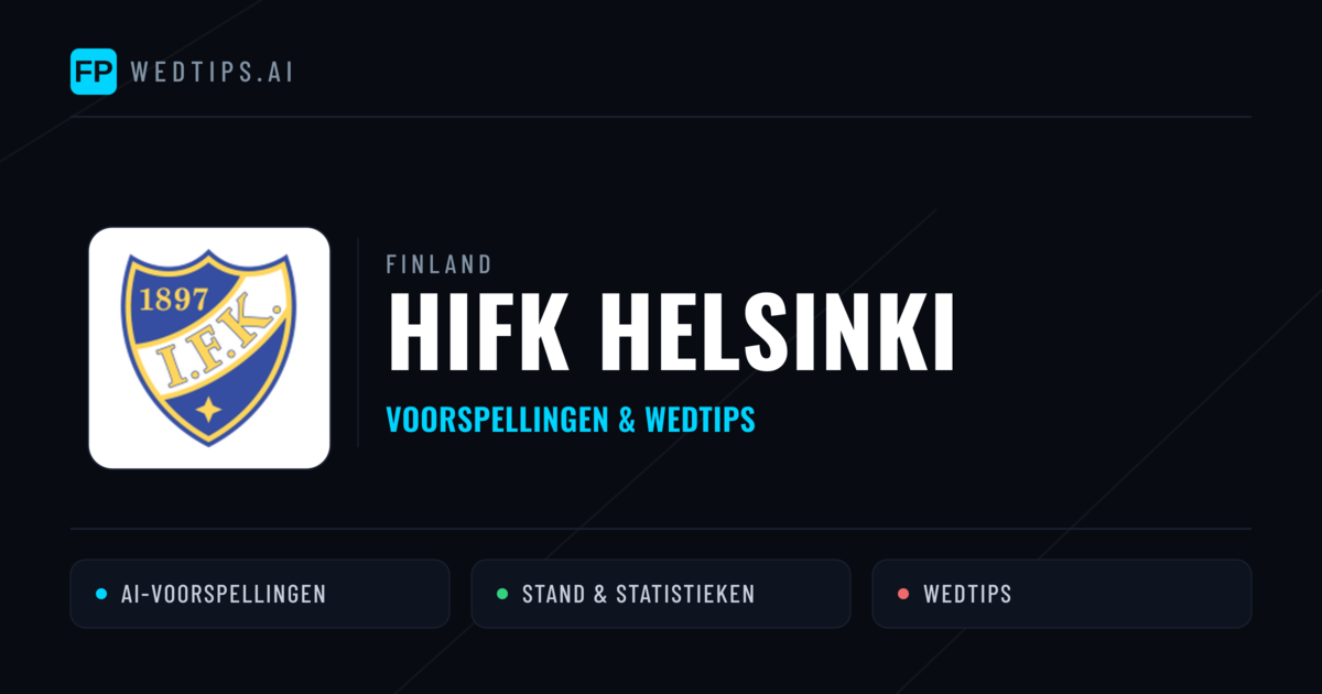 HIFK Helsinki voorspellingen & statistieken