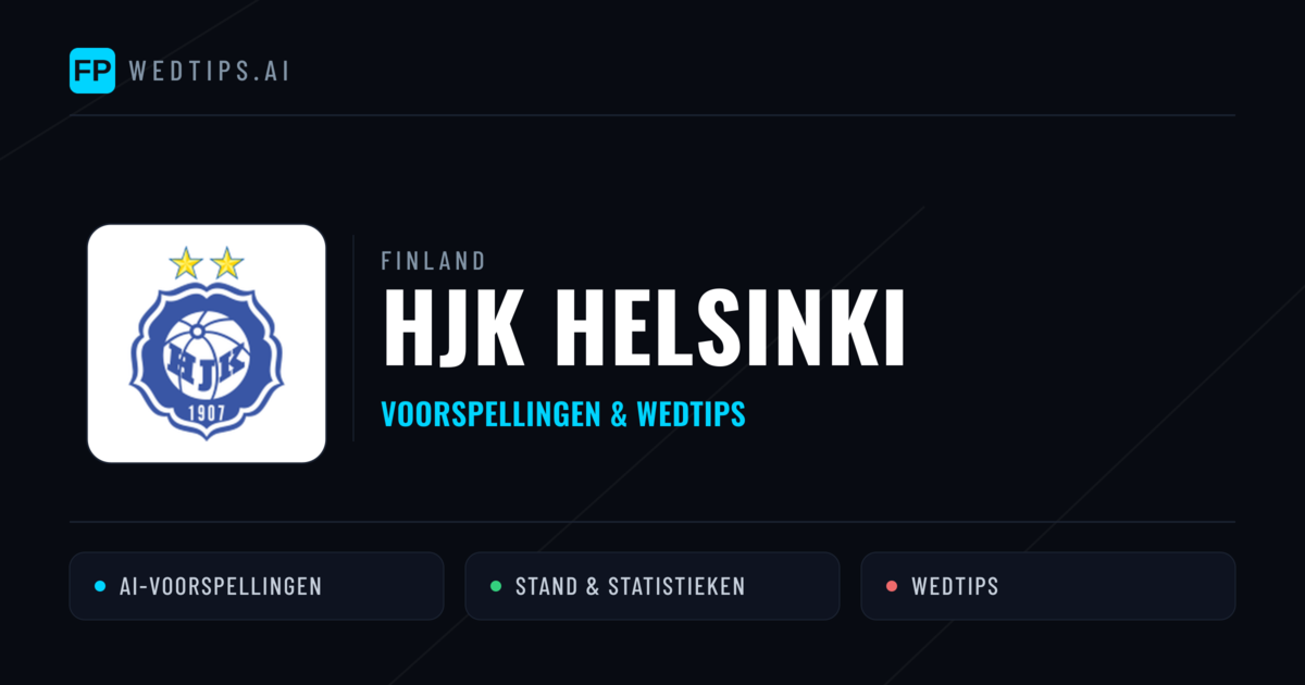 HJK Helsinki voorspellingen & statistieken