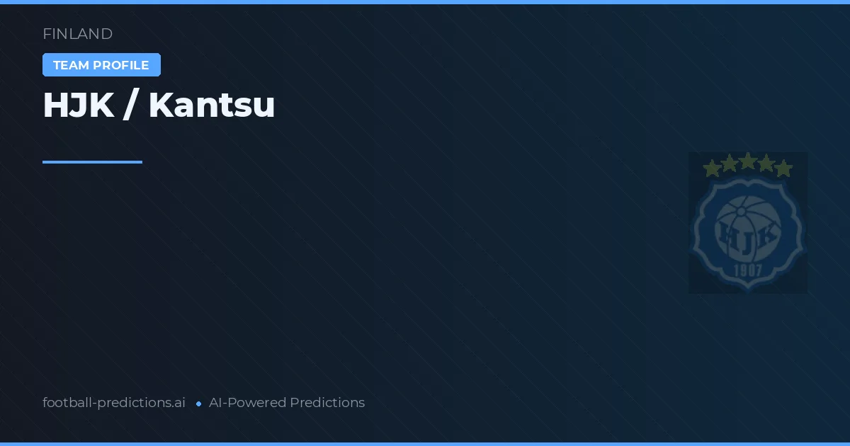HJK / Kantsu voorspellingen & statistieken
