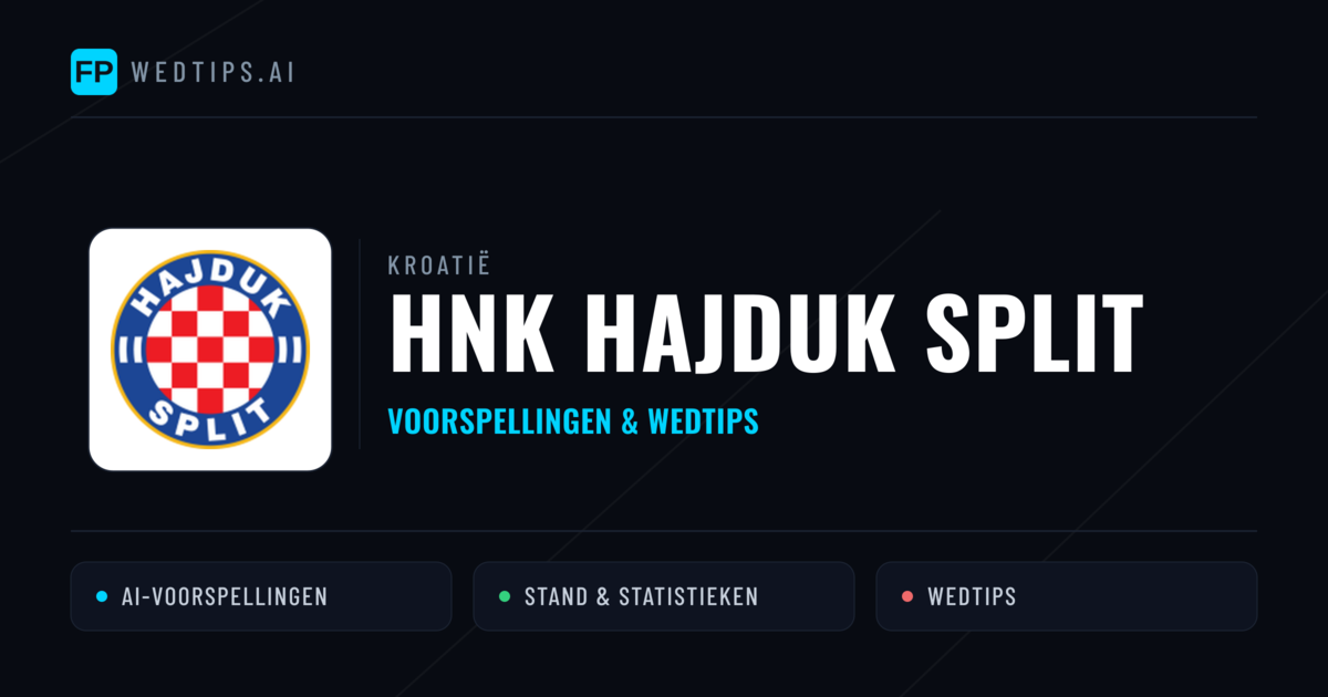 HNK Hajduk Split voorspellingen & statistieken