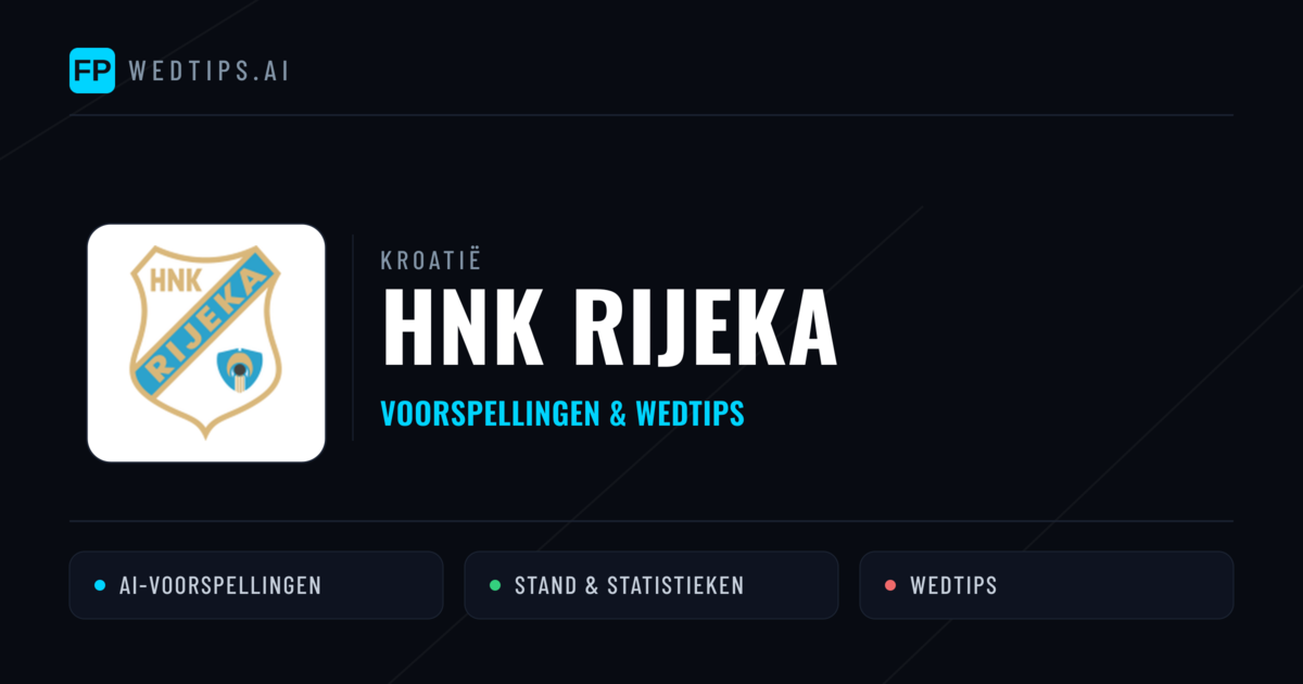 HNK Rijeka voorspellingen & statistieken