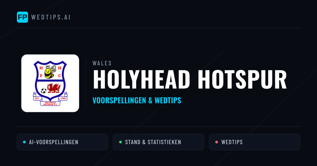 Holyhead Hotspur voorspellingen & statistieken