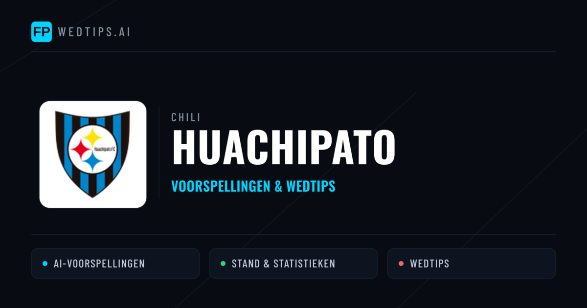Huachipato voorspellingen & statistieken