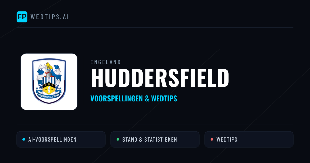 Huddersfield voorspellingen & statistieken