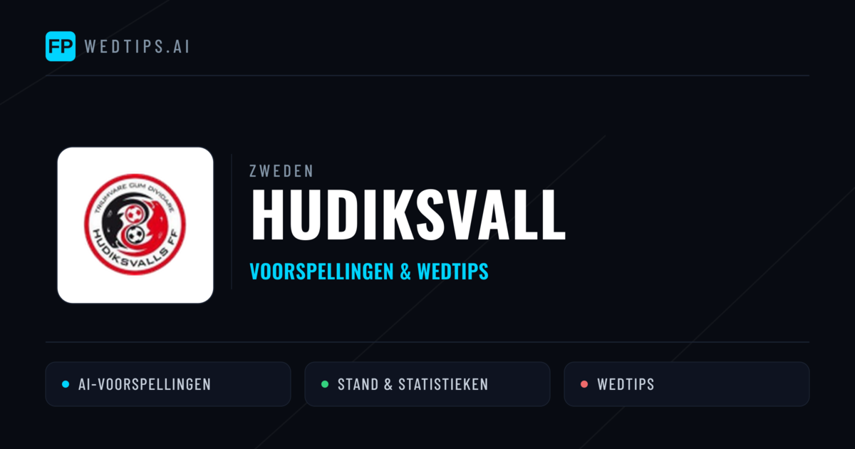 Hudiksvall voorspellingen & statistieken