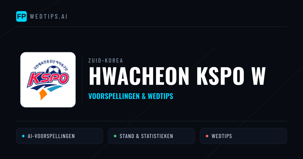 Hwacheon KSPO W voorspellingen & statistieken
