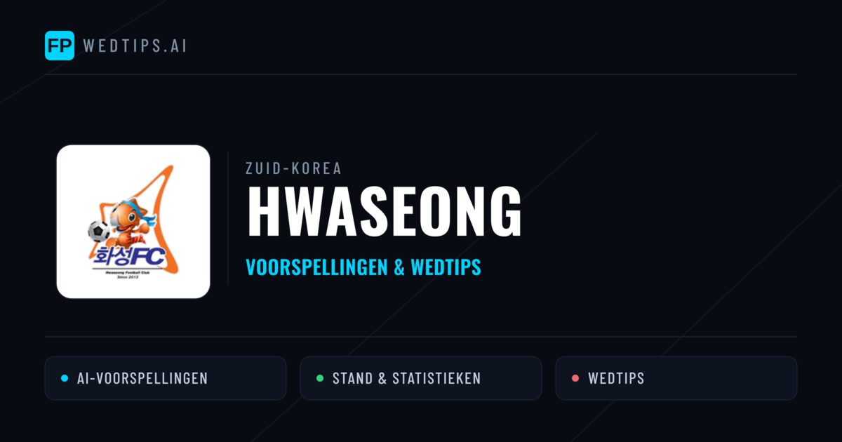 Hwaseong voorspellingen & statistieken