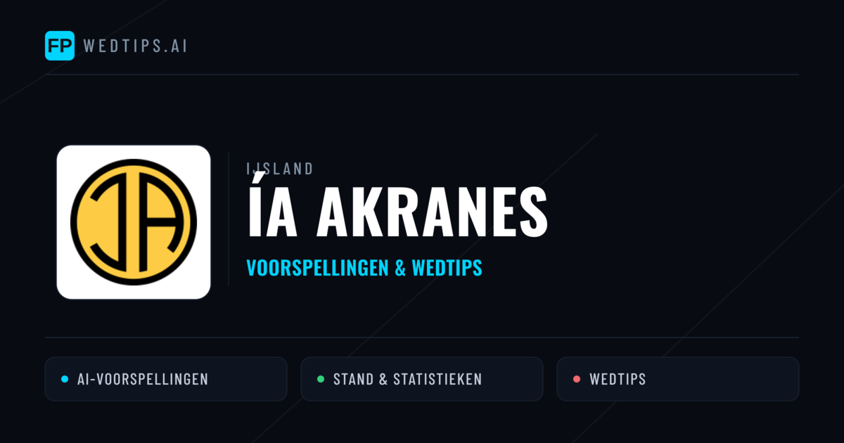 ÍA Akranes voorspellingen & statistieken